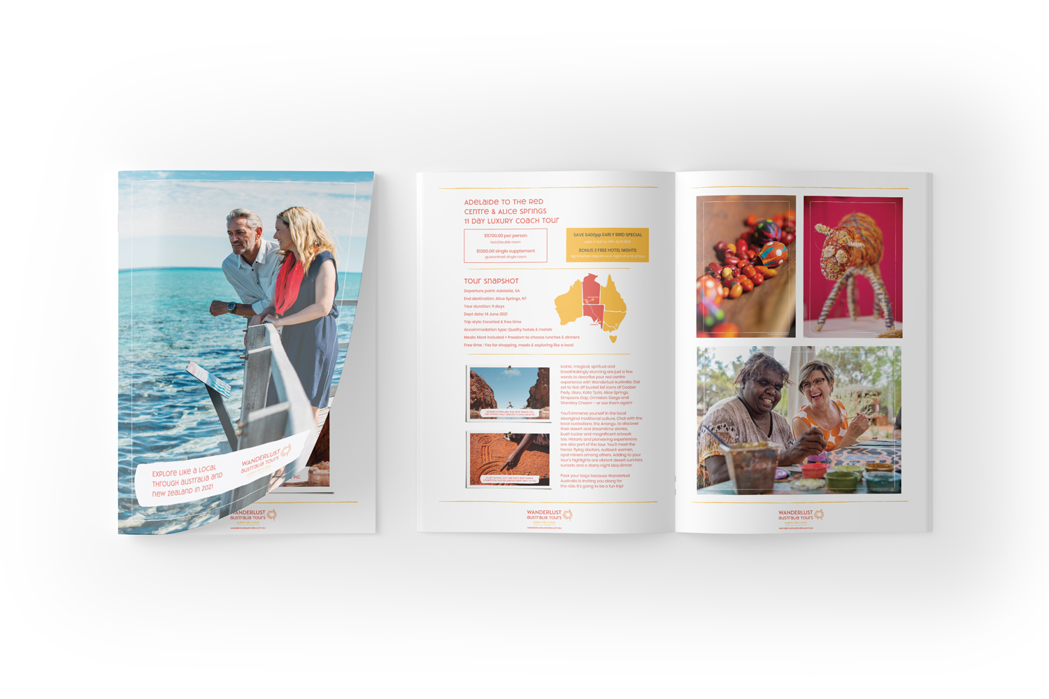 Fred&Co Brisbane Wanderlust Australia Tours Brochure