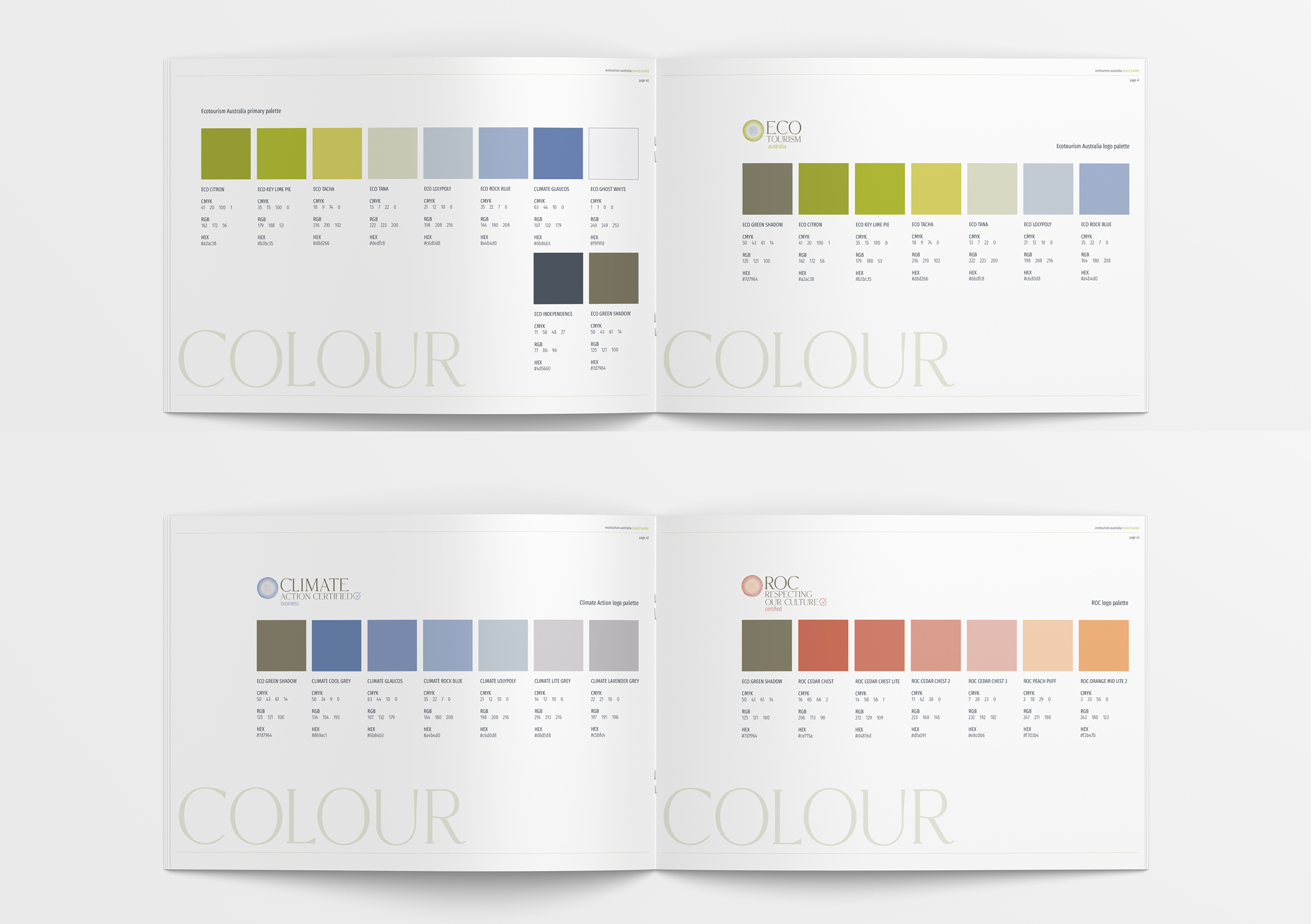 Fred&Co_Brisbane_Ecotourism_Australia_Colour_Palette